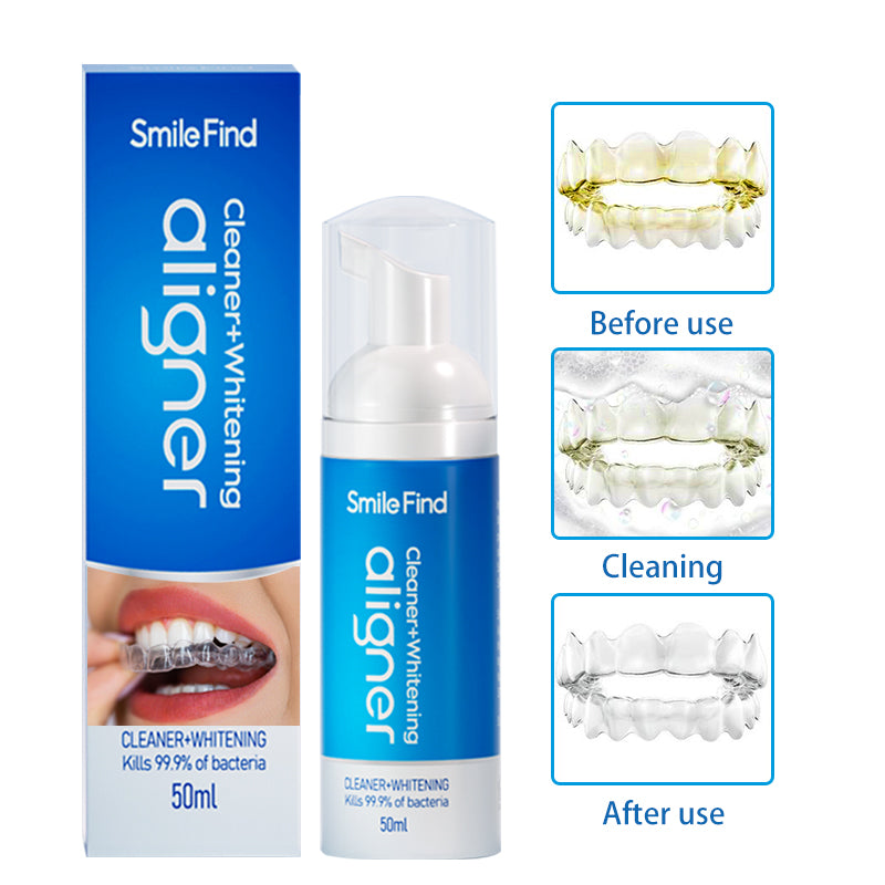 Night Guard/Retainers Cleaner - Portable Clean Foam 50ml (1PK)