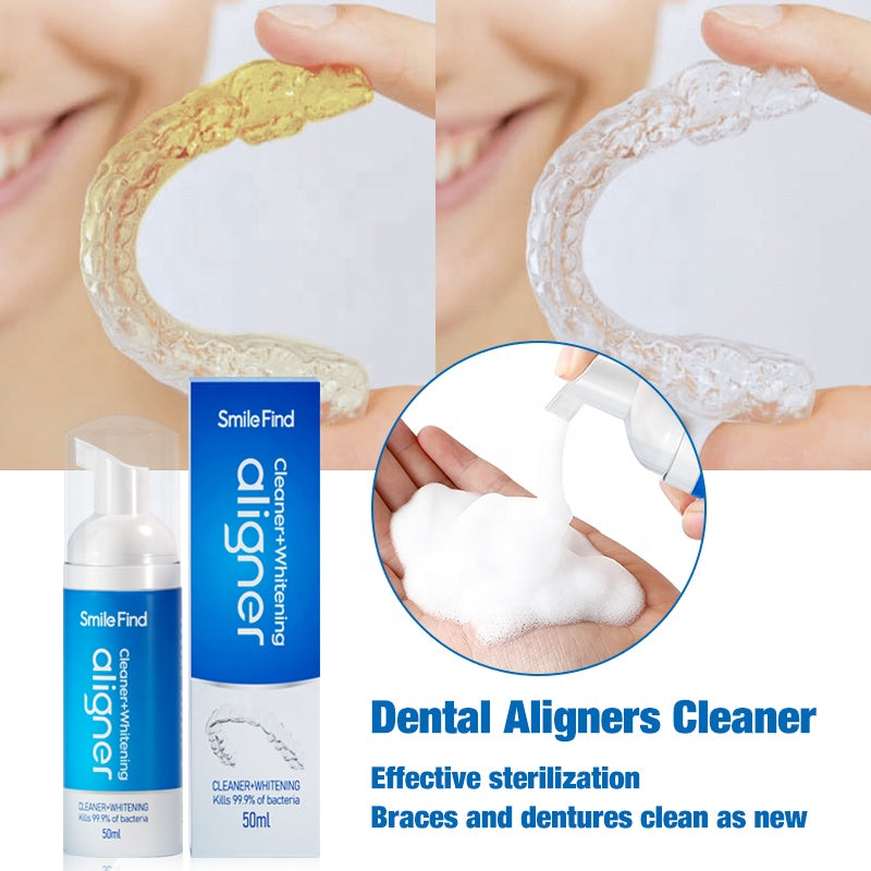 Night Guard/Retainers Cleaner - Portable Clean Foam 50ml (1PK)