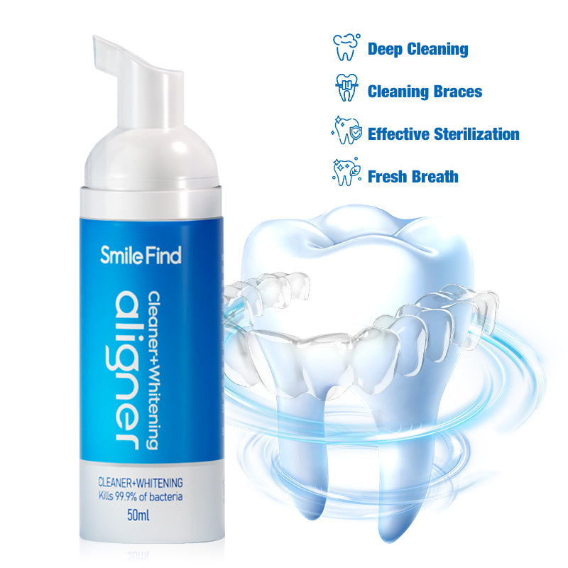 Night Guard/Retainers Cleaner - Portable Clean Foam 50ml (1PK)