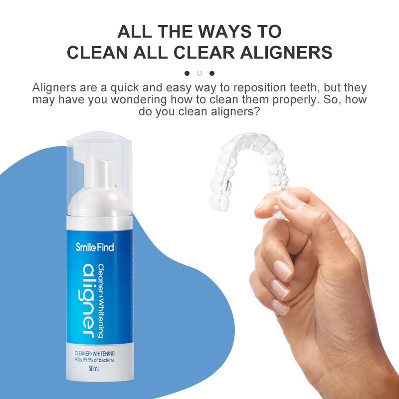 Night Guard/Retainers Cleaner - Portable Clean Foam 50ml (1PK)