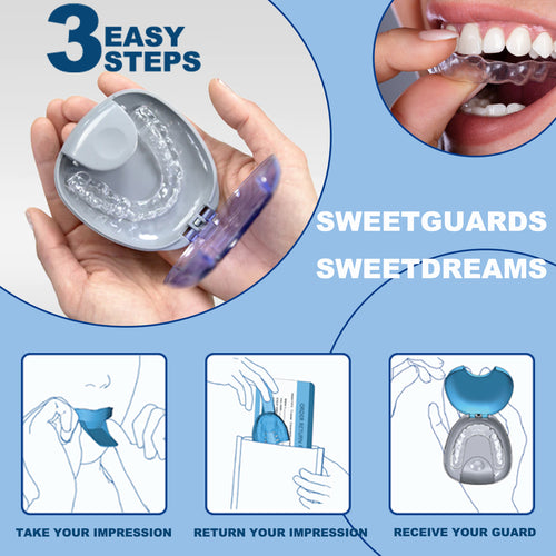Custom Night Guard<br>for Mild to Moderate Teeth Grinding<br>2mm (Soft-inner & Hard-Outer)